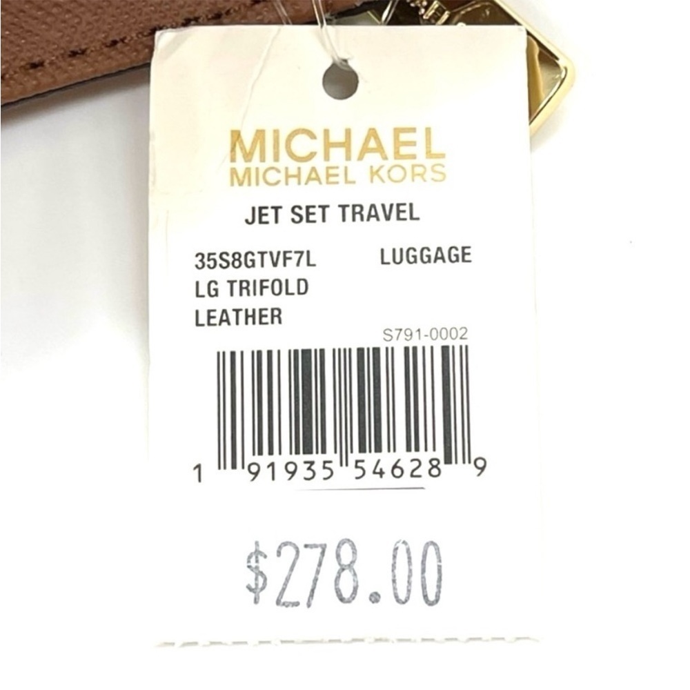 Michael Kors Large Trifold Wallet
Luggage Brown - Picture 8 of 8